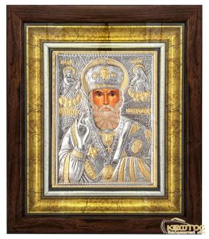 Εικόνα Άγιος Νικόλαος με Κορνίζα