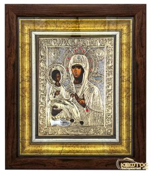 Εικόνα Παναγία Τριχερούσα με Κορνίζα