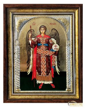Εικόνα Αρχάγγελος Μιχαήλ σε Χρυσό Καμβά