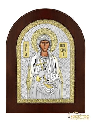 Εικόνα Ασημένια Αγία Παρασκευή Οβάλ