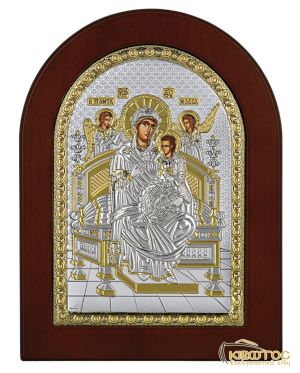 Εικόνα Ασημένια Παναγία Παντάνασσα Οβάλ