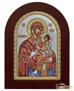 Εικόνα Ασημένια Παναγία η Γοργοεπήκοος Οβάλ