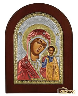 Εικόνα Ασημένια Παναγία Του Καζάν Οβάλ Οβάλ