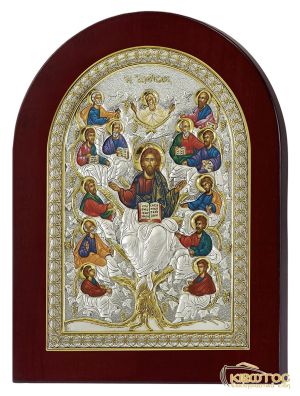 Εικόνα Ασημένια Η Άμπελος Οβάλ