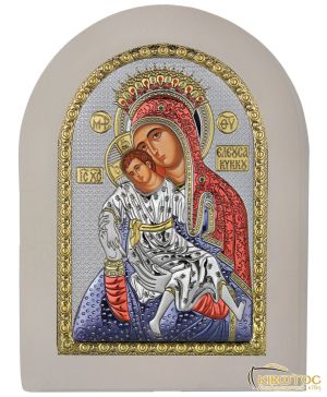 Εικόνα Ασημένια Παναγία Κύκκου Οβάλ