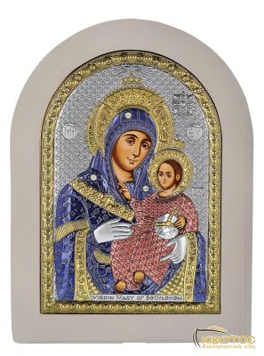 Εικόνα Ασημένια Παναγία Βηθλεέμ Οβάλ