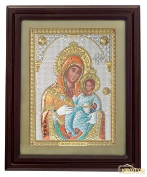 Παναγία Βηθλεεμίτισσα Κορνίζα Τζάμι Πολύχρωμη