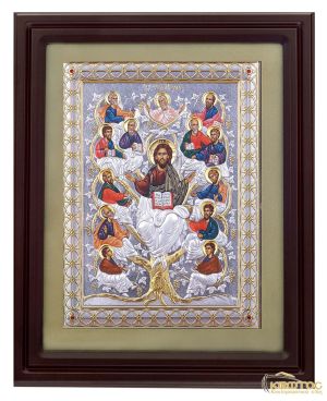 Η Άμπελος Κορνίζα Τζάμι Πολύχρωμη