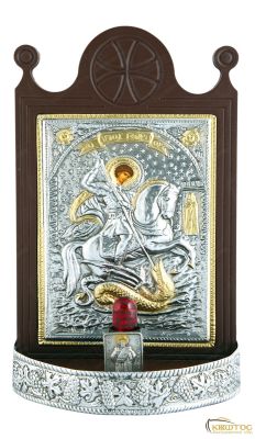 Καντήλι με Φως Άγιος Γεώργιος