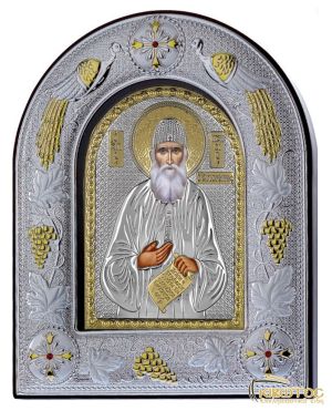 Εικόνα Άγιος Παΐσιος Ασημένια Χειροποίητη