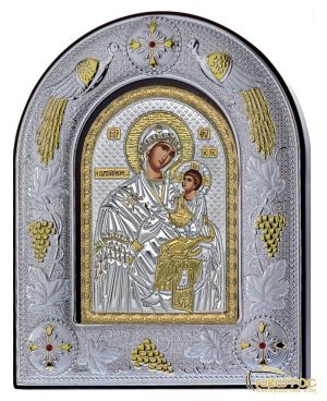 Εικόνα Παναγία Γοργοεπήκοος Ασημένια Χειροποίητη