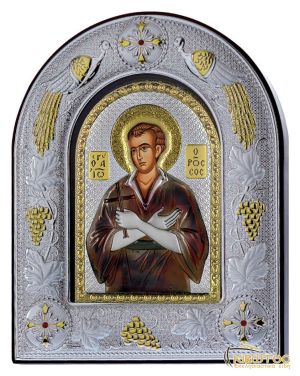 Εικόνα Ιωάννης ο Ρώσος Ασημένια Χειροποίητη