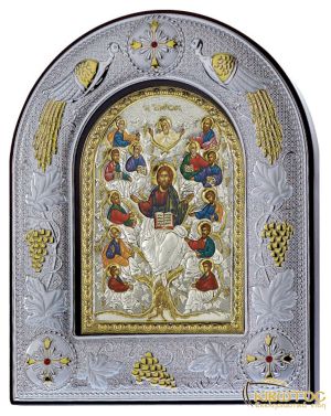 Εικόνα Η Άμπελος Ασημένια Χειροποίητη