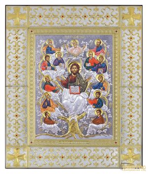 Εικόνα Η Άμπελος Ασημένια Κορνίζα 59x49cm