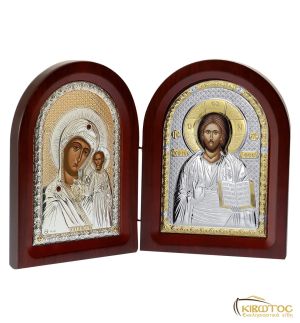 Εικόνα Δίπτυχη Παναγία και Ιησούς Χριστός