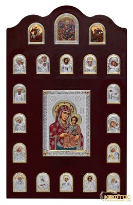 Εικόνα Πολυθεματική Παναγία Ιεροσολυμίτισσα