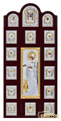 Εικόνα Πολυθεματική Γίγας Παναγία Γερόντισσα