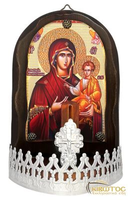 Καντήλι με Φως Παναγία Φοβερά Προστασία