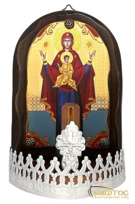 Καντήλι με Φως Παναγία Πλατυτέρα των Ουρανών