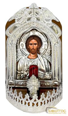 Καντήλι Ηλεκτρικό με Κορνίζα Αγγέλων Ιησούς Χριστός