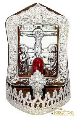 Καντήλι Ηλεκτρικό με Παράσταση της Σταύρωσης