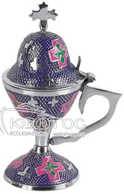 Λιβανιστήρι Θυμιατό Μπρούτζινο με Σμάλτο