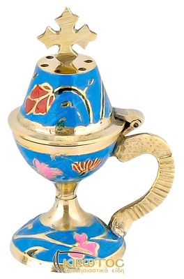 Λιβανιστήρι Θυμιατό Μπρούτζινο με Σμάλτο