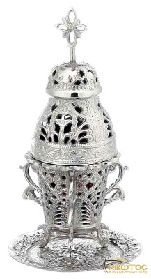 Καντήλι Οικίας Νικελωμένο Επιτραπέζιο