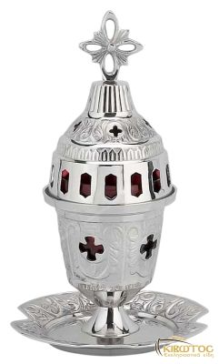 Καντήλι Οικίας Νικελωμένο Επιτραπέζιο