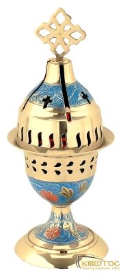 Καντήλι Οικίας Μπρούτζινο με Σμάλτο