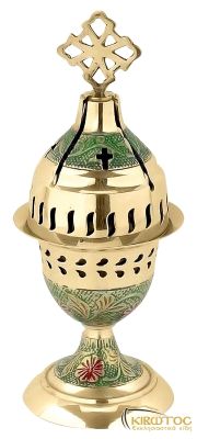 Καντήλι Οικίας Μπρούτζινο με Σμάλτο