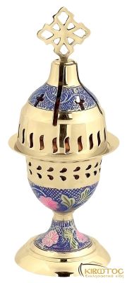 Καντήλι Οικίας Μπρούτζινο με Σμάλτο