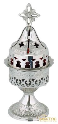 Καντήλι Οικίας Νικελωμένο Επιτραπέζιο