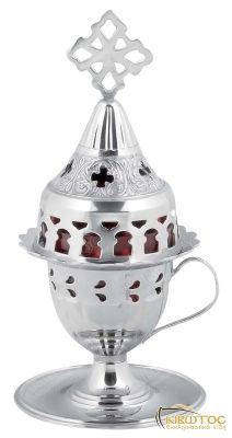 Καντήλι Οικίας Νικελωμένο Επιτραπέζιο