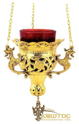 Καντήλι Επίχρυσο Κρεμαστό