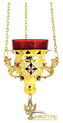 Καντήλι Επίχρυσο Κρεμαστό