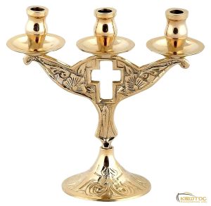 Κηροπήγιο Τρίκερο Μπρούτζινο