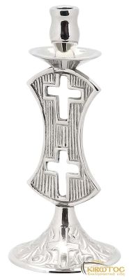 Κηροπήγιο Μονόκερο Νικελωμένο