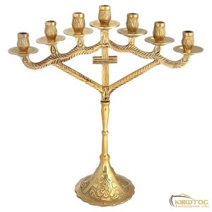 Κηροπήγιο Επτάκερο Μπρούτζινο