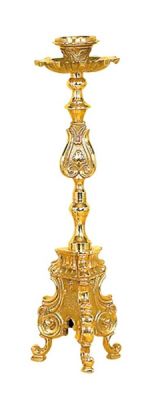 Κηροπήγιο Μονόκερο Επίχρυσο