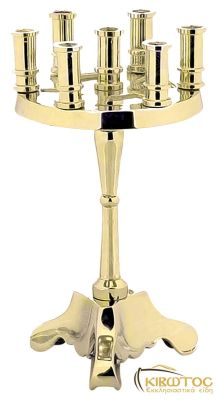 Κηροπήγιο Επτάκερο Μπρούτζινο