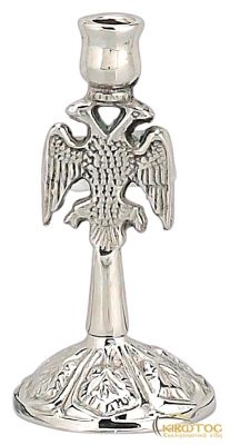 Κηροπήγιο Μονόκερο Νικελωμένο