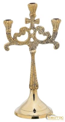 Κηροπήγιο Τρίκερο Μπρούτζινο