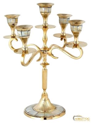 Κηροπήγιο Πεντάκερο Μπρούτζινο Φίλντισι