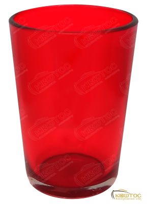 Καντηλόκουπα Γυάλινη 150ml Κόκκινη