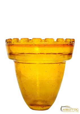 Ποτήρι για Καντήλα Πυργάκι Μελί