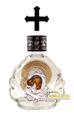 Μπουκαλάκι Αγιασμού 50 ml Γυάλινο Παναγία Γλυκοφιλούσα