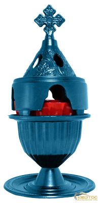 Καντήλι Ζάμα Σταυρός Μπλε