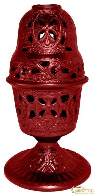 Καντήλι Ζάμα Βυζαντινό Κόκκινο