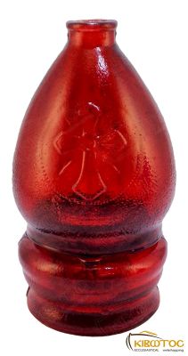 Καντήλι Γυάλινο Σταυρός Κόκκινο